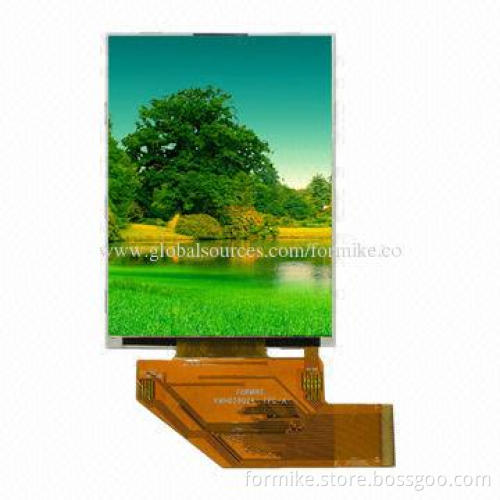 2.8-inch TFT LCD with Portrait Display Type and Touch Panel